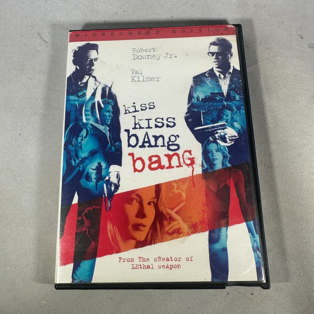 Kiss Kiss Bang Bang Widescreen Robert Downey Jr Val Kilmer Warner Bros DVD R